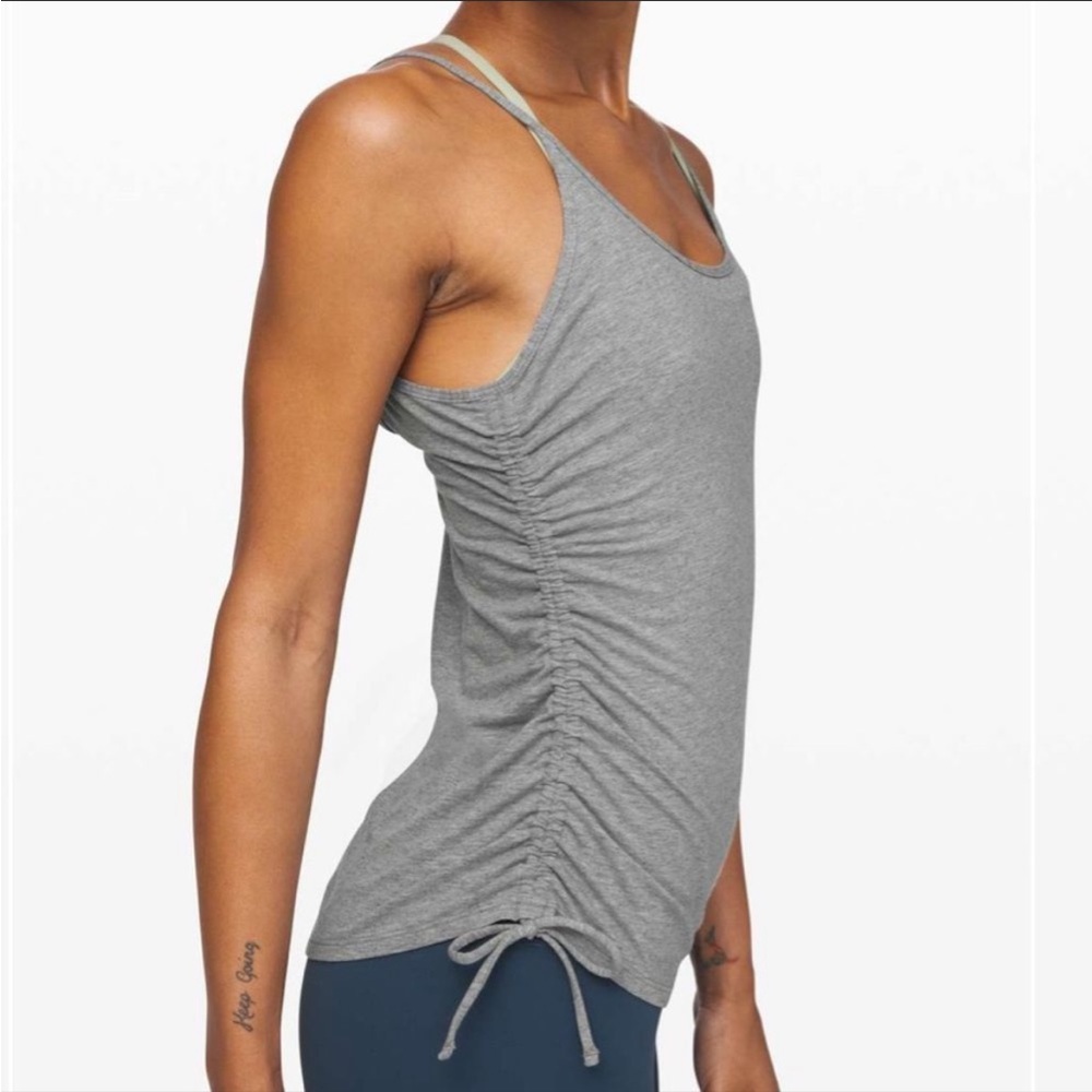 Grey Lululemon tank